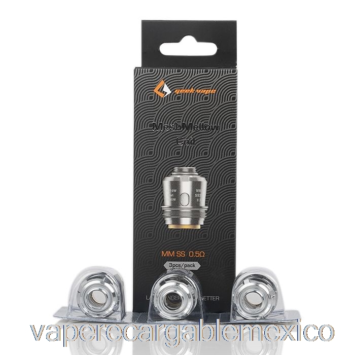 Vape Recargable Geek Vape Meshmellow Mm Bobinas De Repuesto 0.5ohm Mm Ss Meshmellow Bobinas